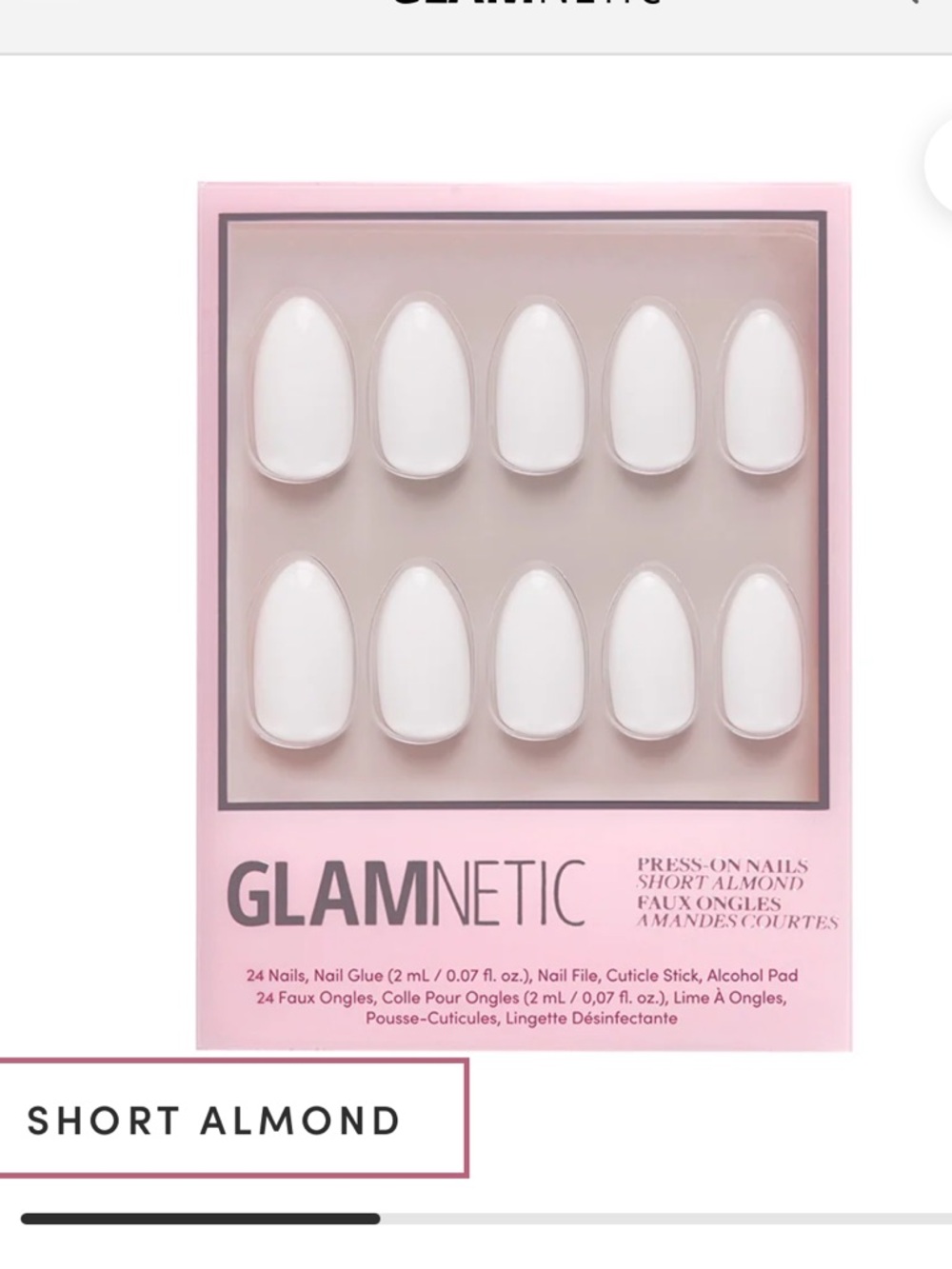 Glamnetic Press-On Nails “Angel”